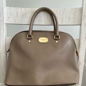 Michael Kors Brown Leather Satchel